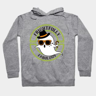 Frightfully Fabulous Ghost: Halloween Style Hoodie